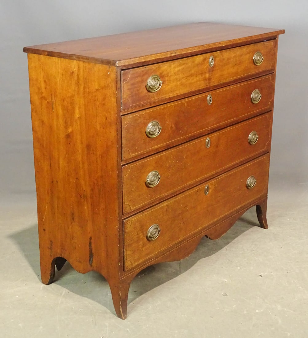 19th c. Hepplewhite Chest (1 of 8)