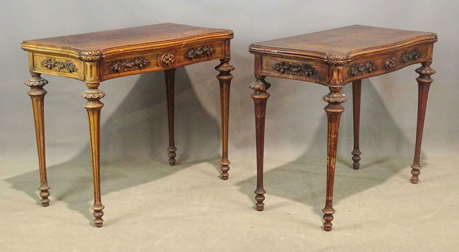 Rare Pair A. Roux Game Tables (1 of 14)