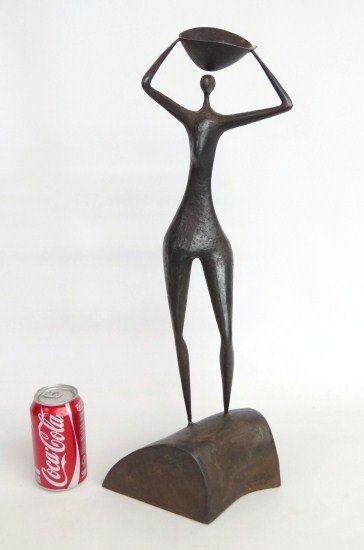 Bronze Marked Boyd: Bronze of a woman marked "Boyd". 21 1/2" Ht.