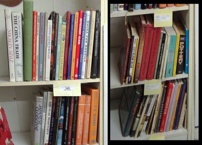 Book Lot: Lot over 50 reference books subjects include, Stickley, Glassware, Pottery, China Trade, Stoneware etc.