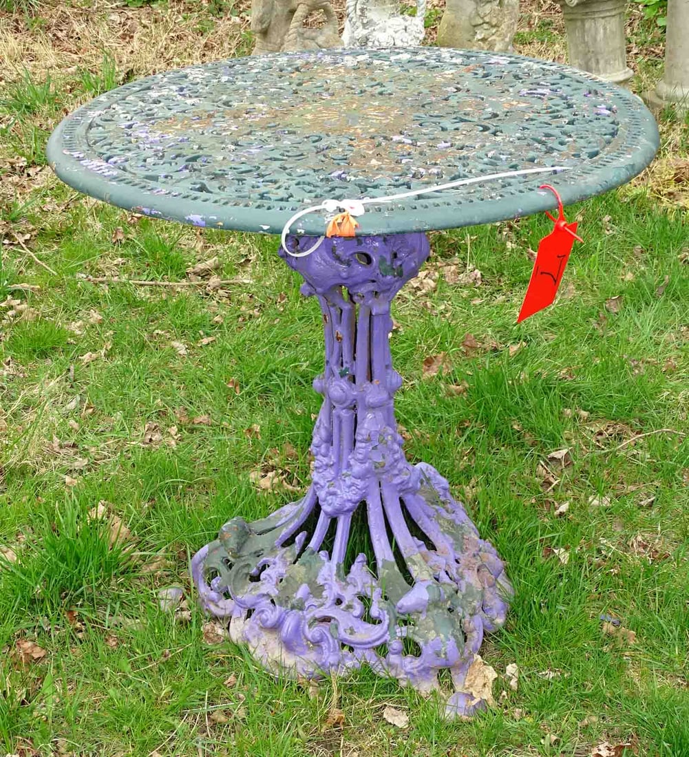 Cast Iron Table (1 of 3)