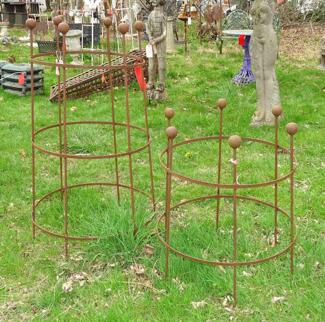 Pair of Metal Plant Trellises (1 of 3)