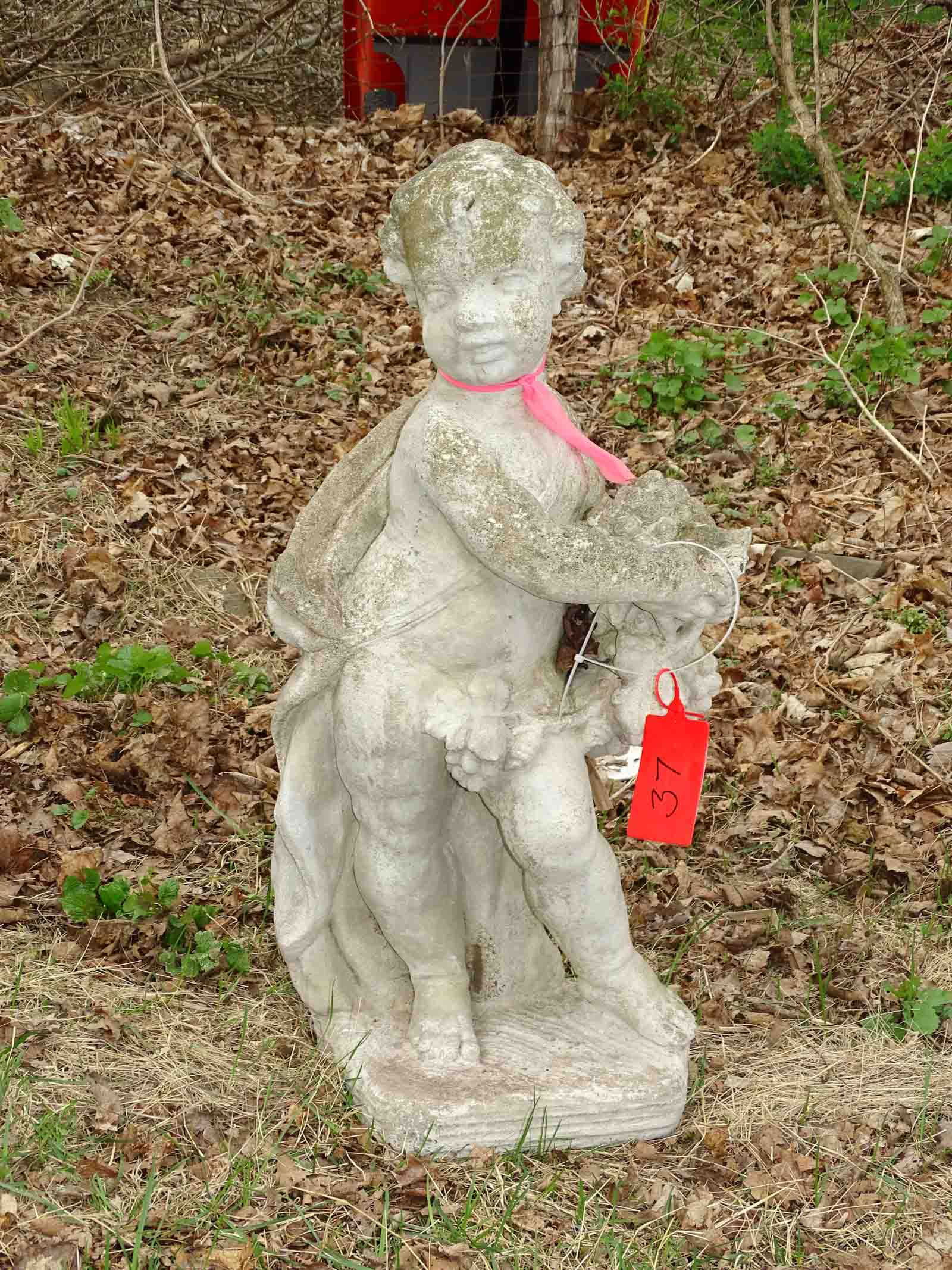 Cast Stone Cherub (1 of 4)