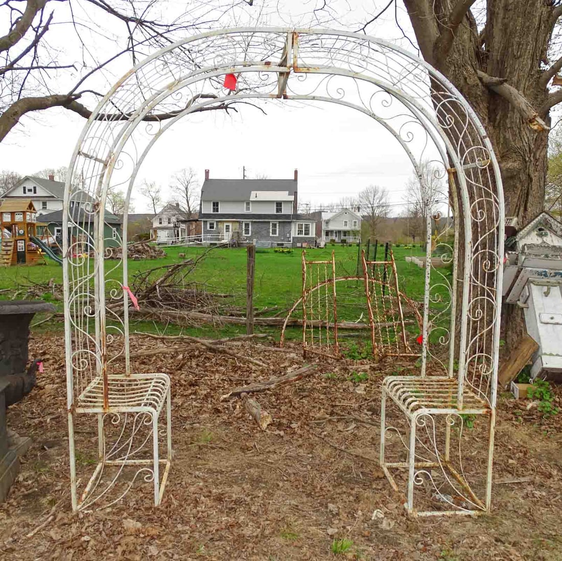 Wrought Iron Arbor (1 of 5)