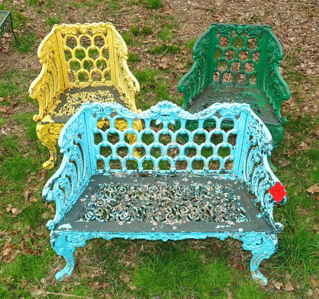 Cast Iron Settee and Chairs (1 of 6)