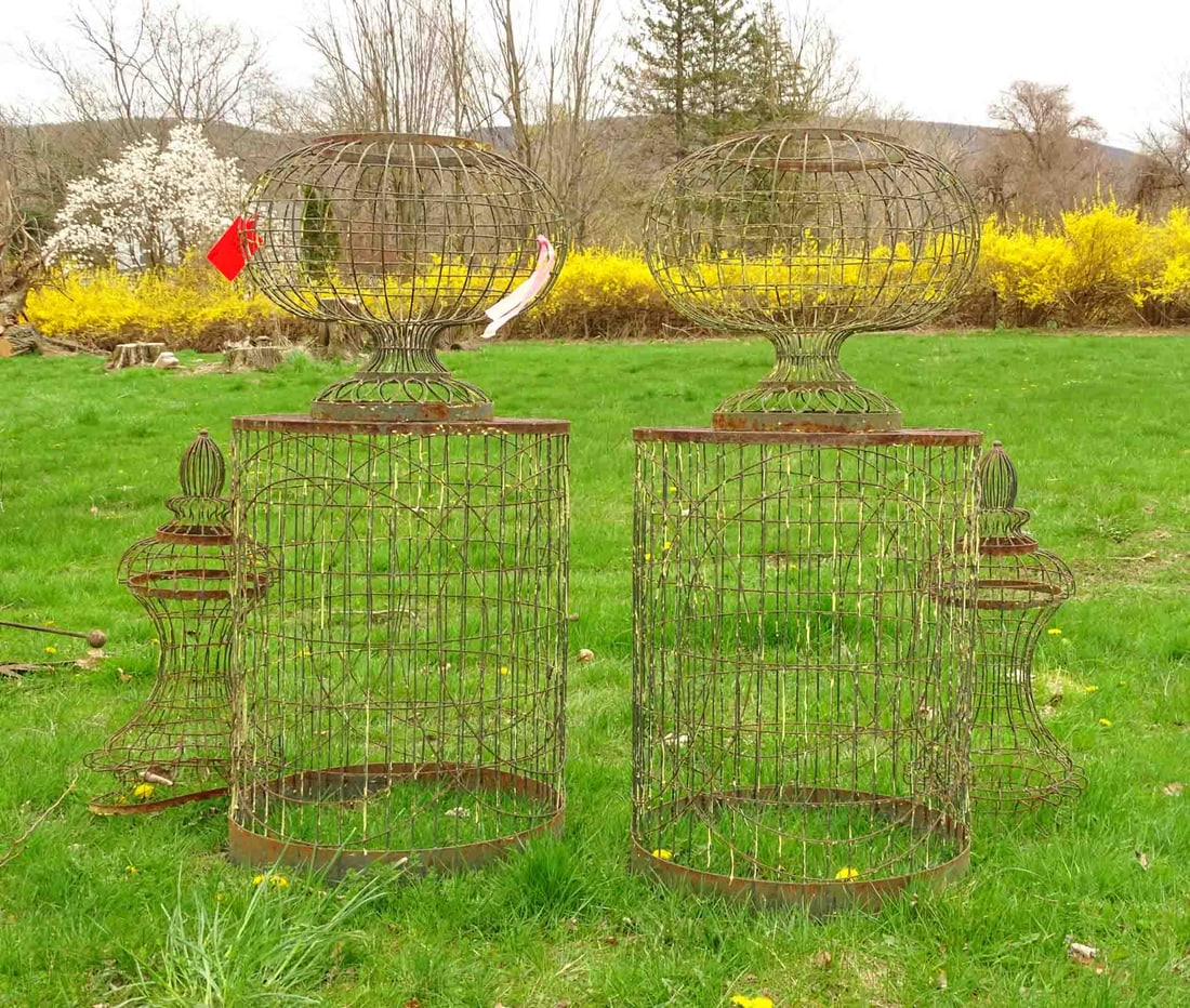 Pair of Wirework Planters (1 of 6)
