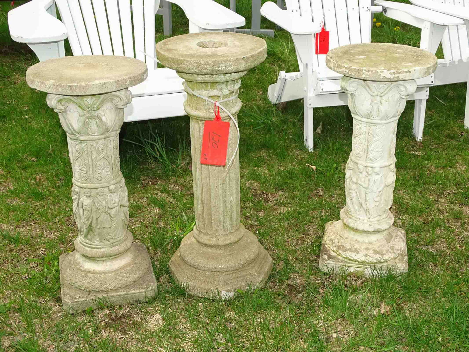 Cast Stone Column Lot (1 of 5)