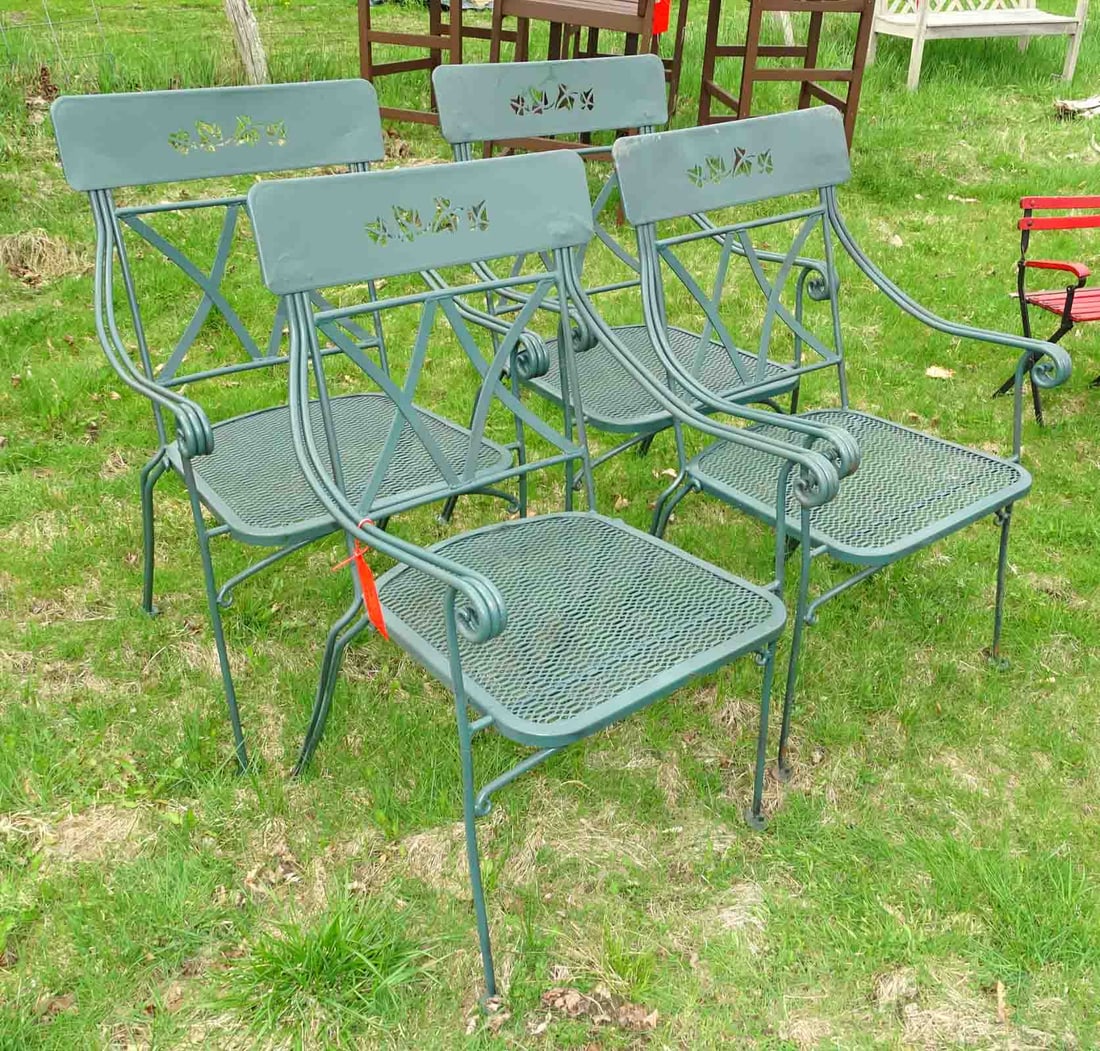 Iron Patio Chair Lot (1 of 2)