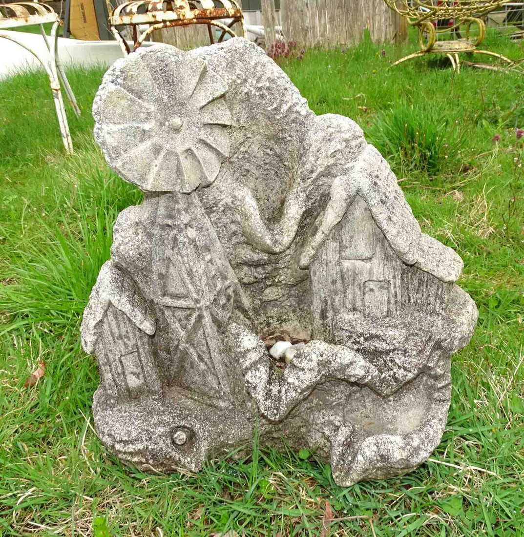 Cast Stone Garden Sculpture (1 of 4)