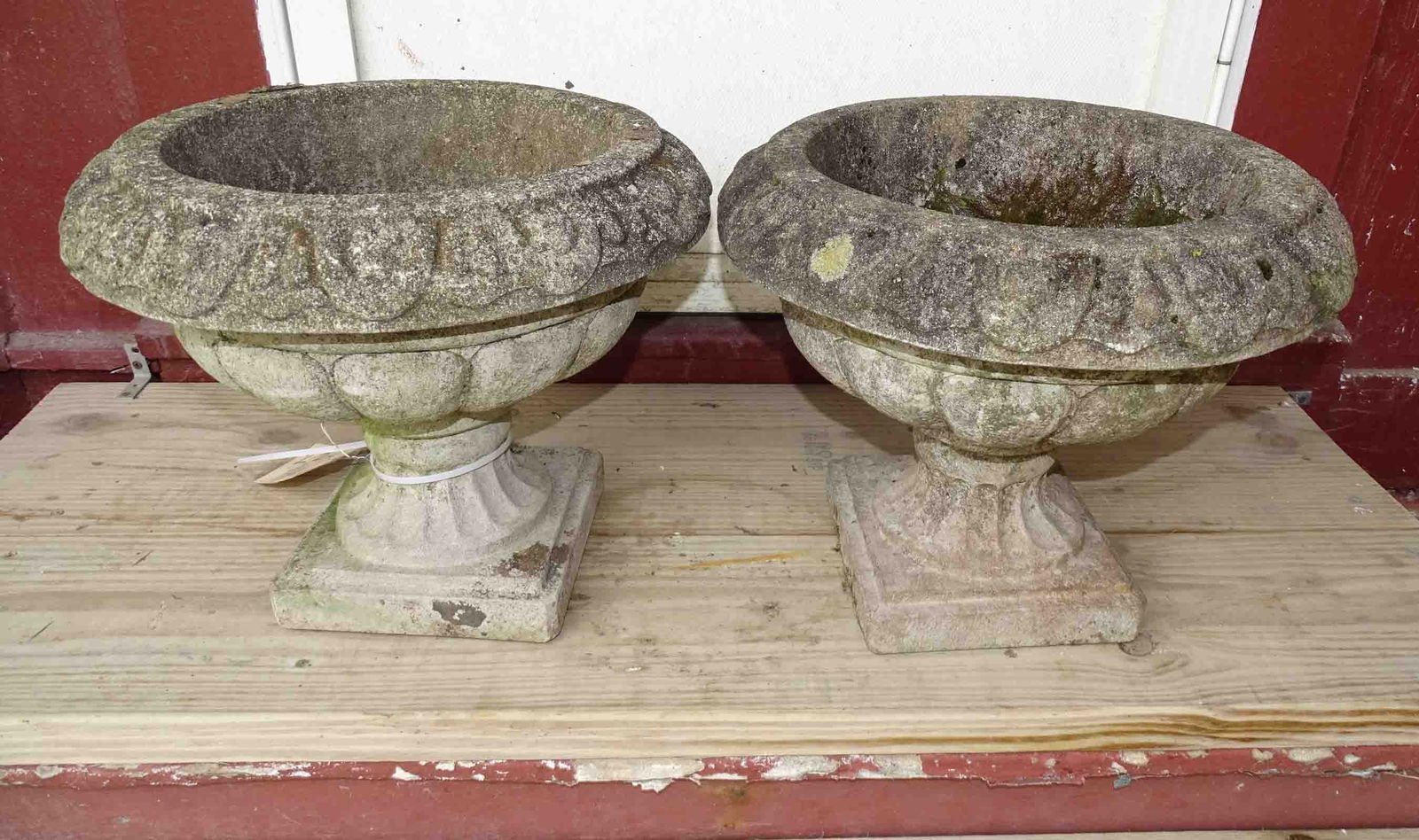 Pair of Stone Urns (1 of 3)