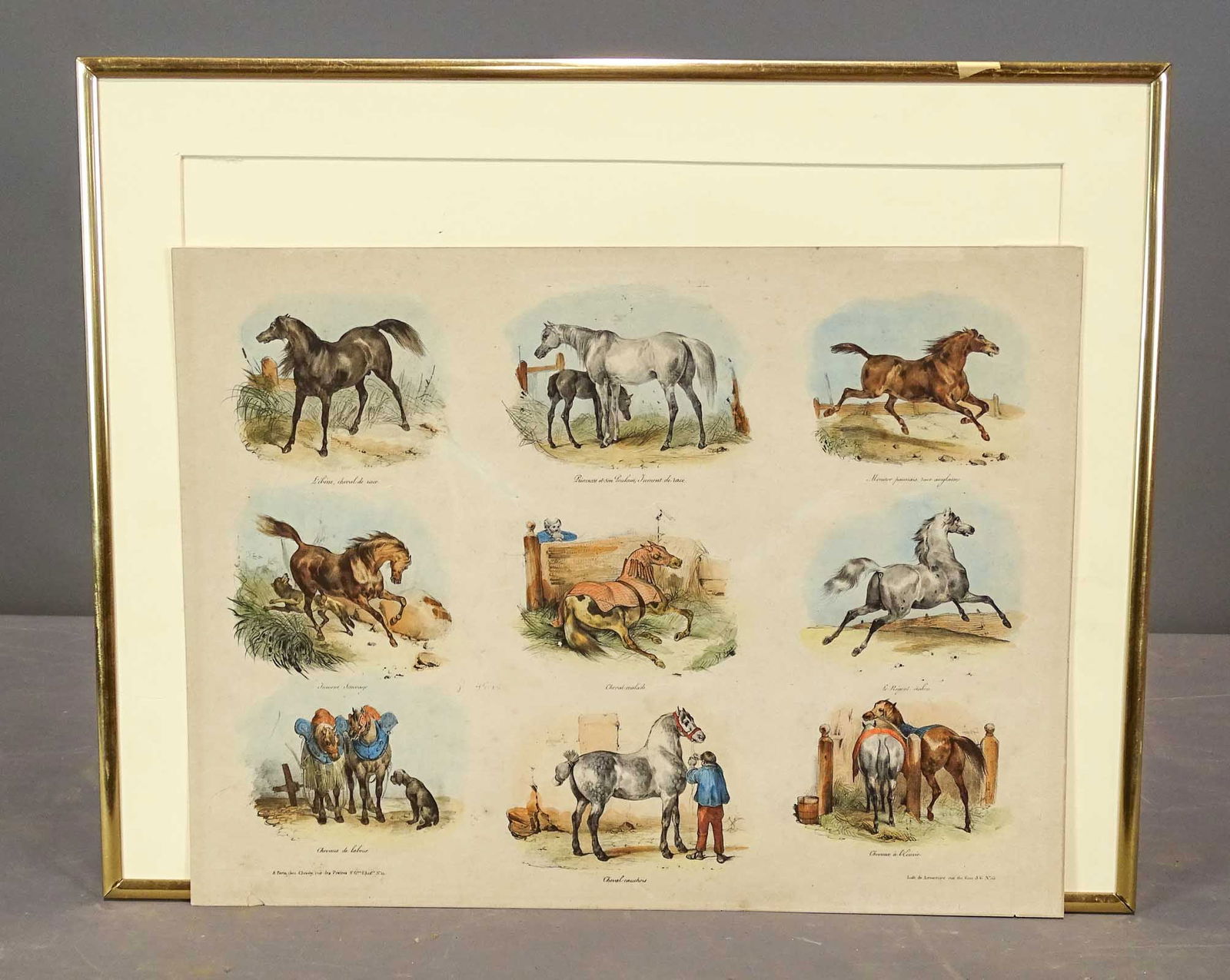 19th c. French Equestrian Print (1 of 4)