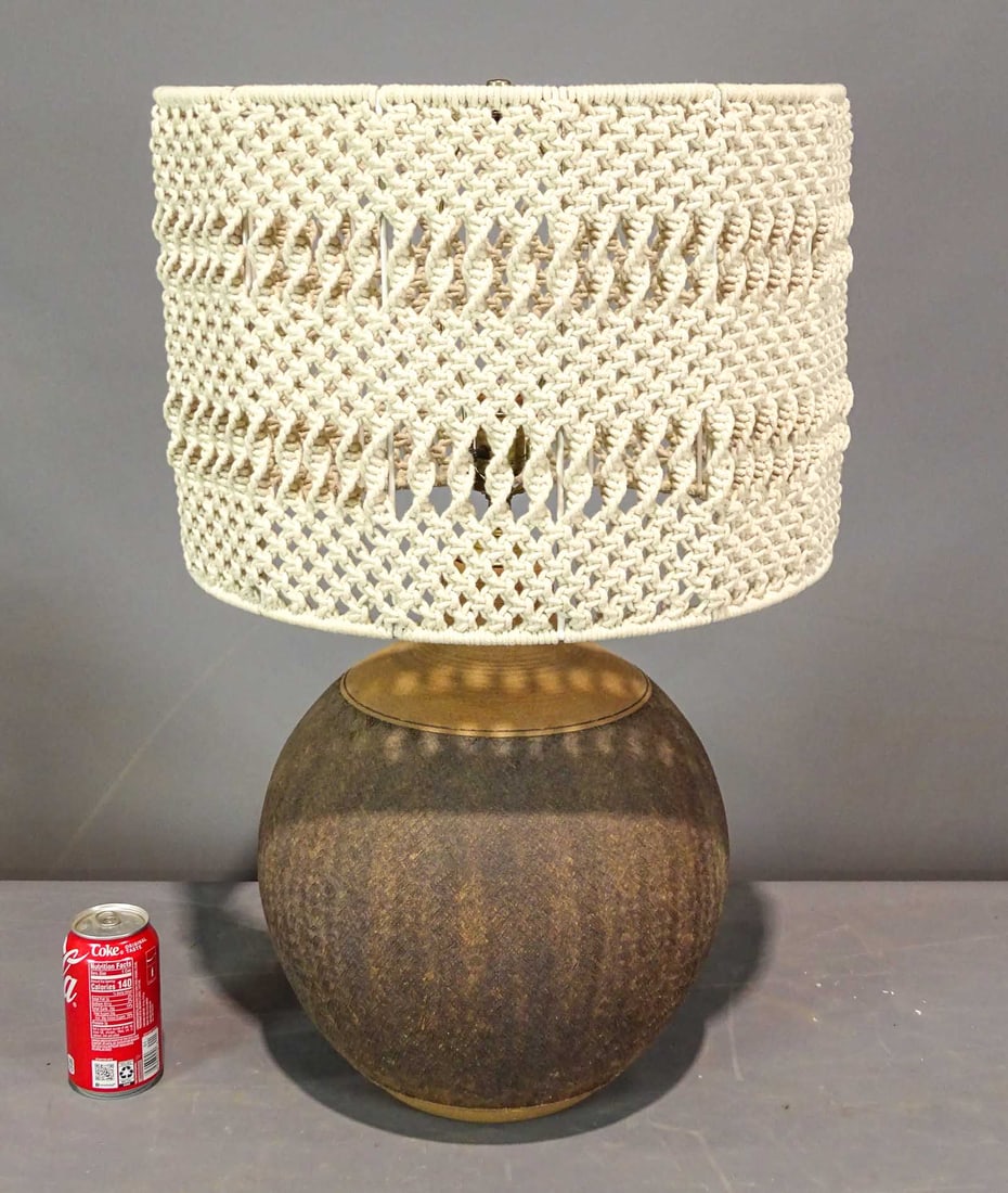 1970's Studio Pottery Lamp (1 of 4)