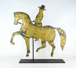 Horse and Rider Weathervane