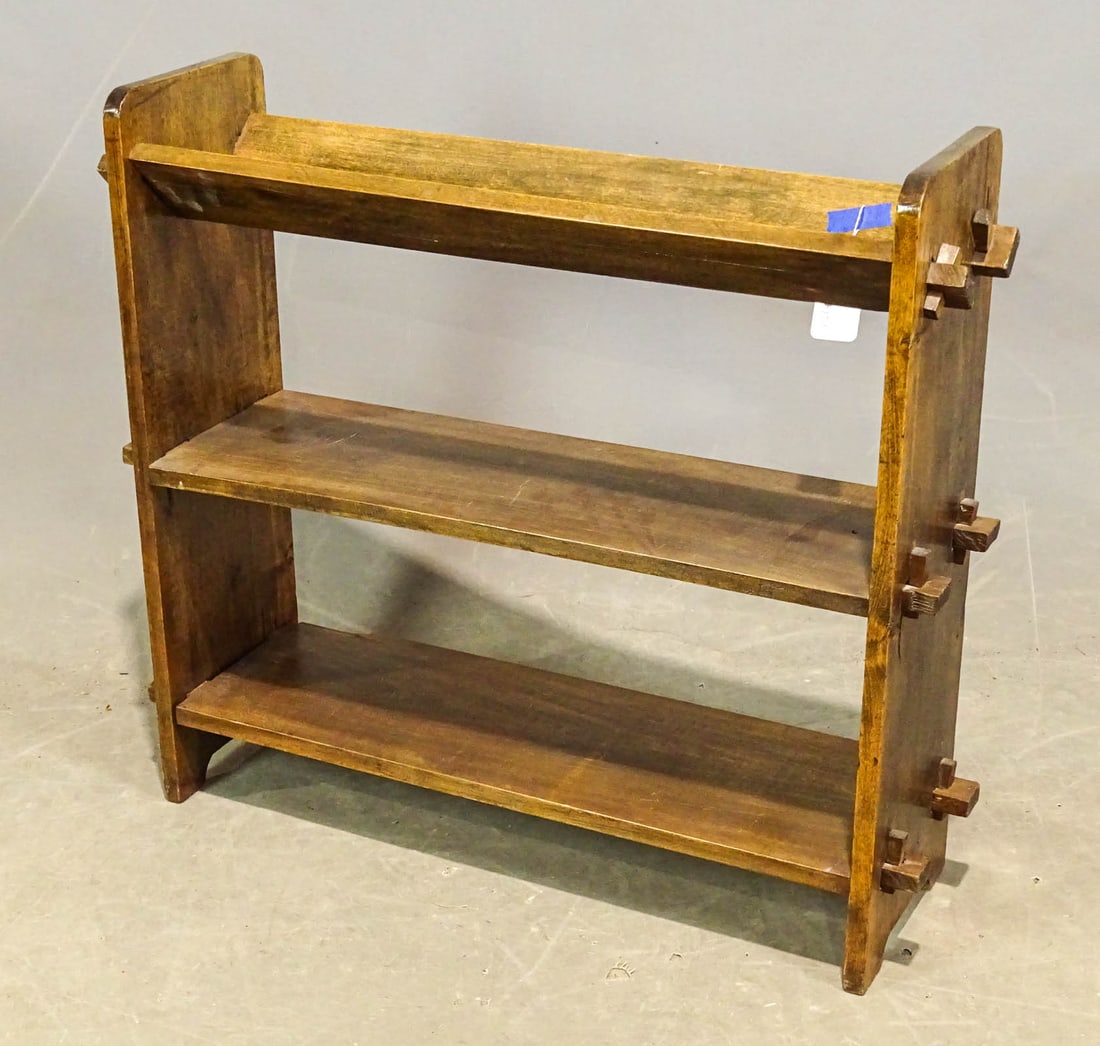 Arts & Crafts Shelf: Arts and Crafts bookshelf. 31 1/2" x 10" x 31".