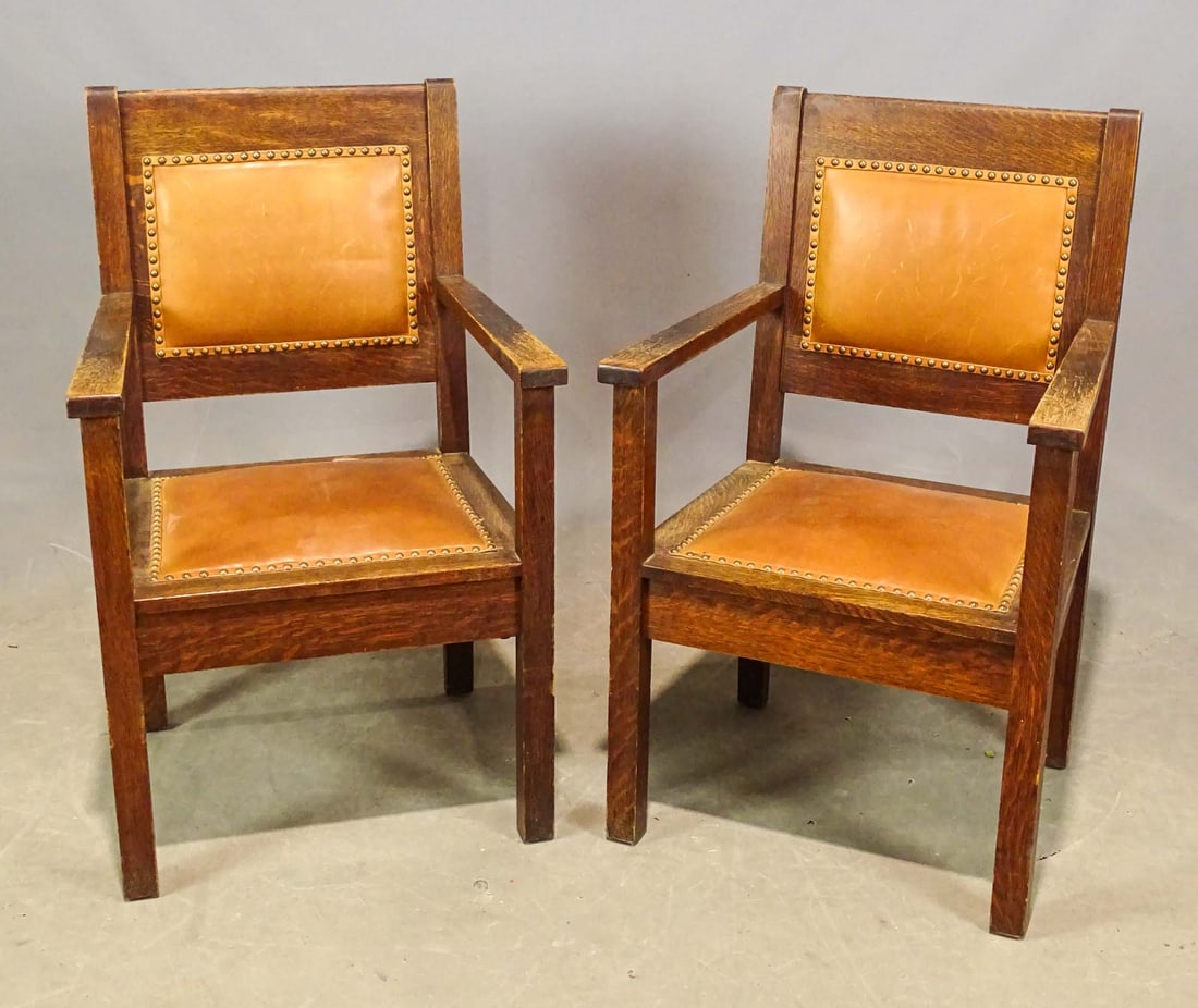 Mission Oak Chairs (1 of 4)