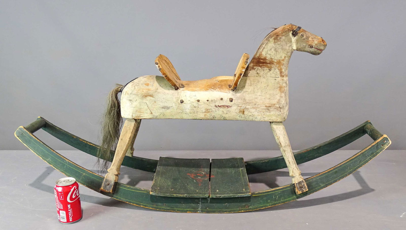 19th c. Child's Wooden Rocking Horse (1 of 5)