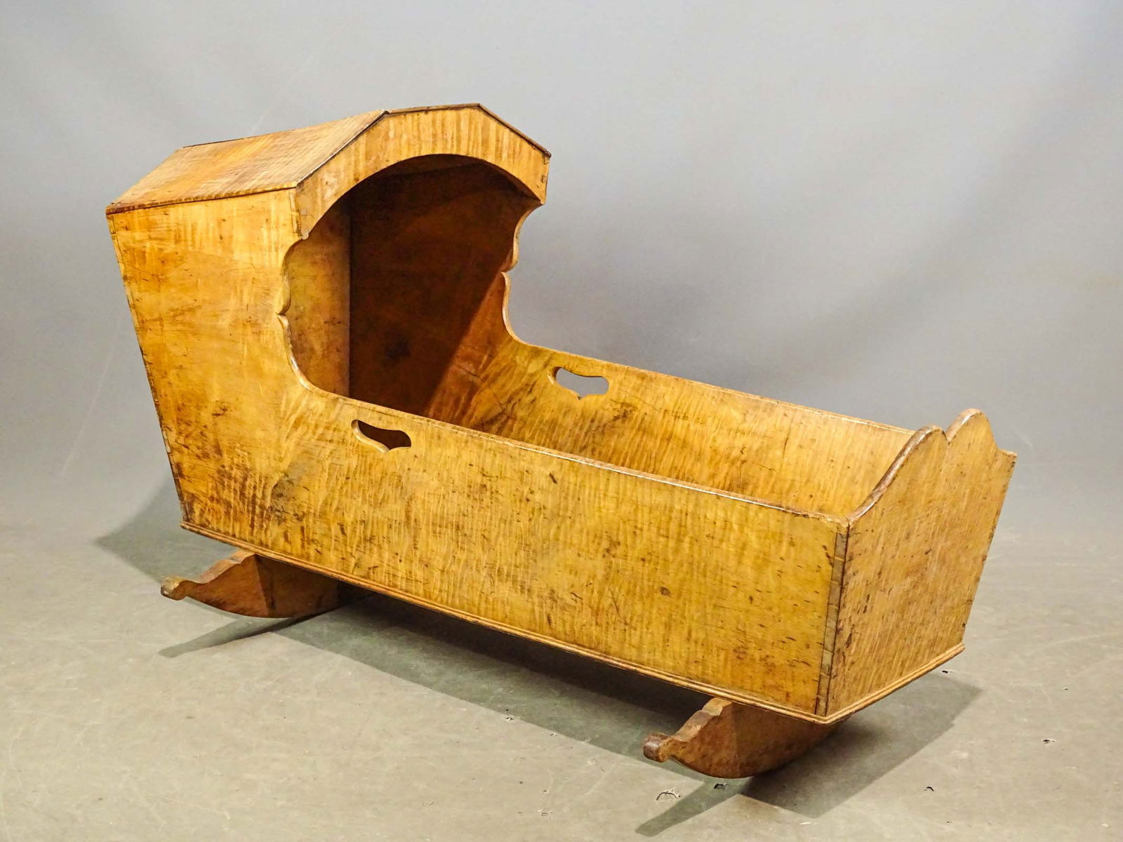 19th c. Maple Cradle (1 of 6)