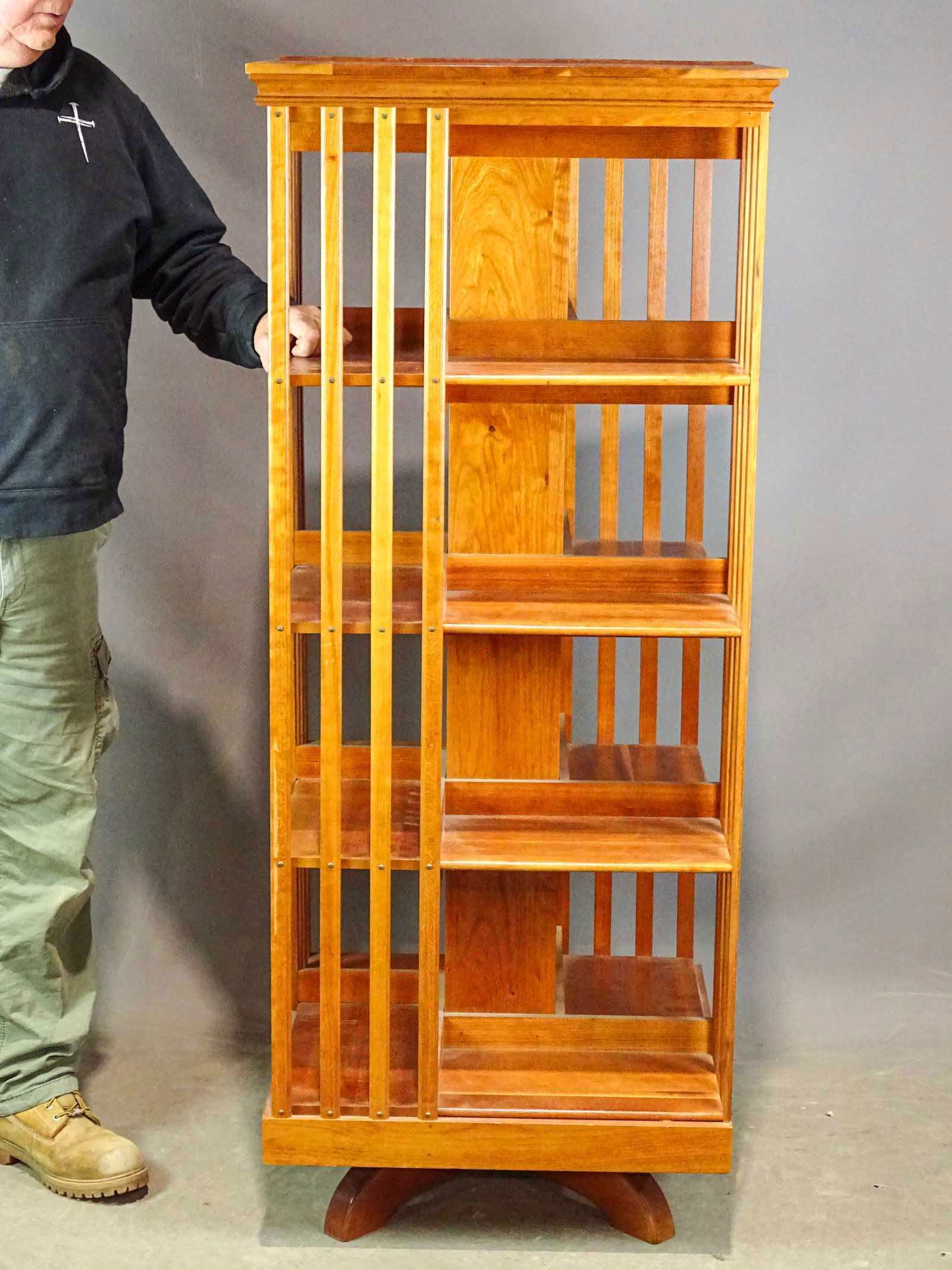 Cherry Revolving Bookstand (1 of 6)