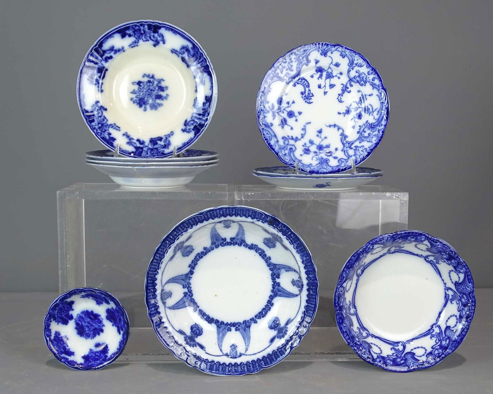 19th c. Flowblue China (1 of 13)