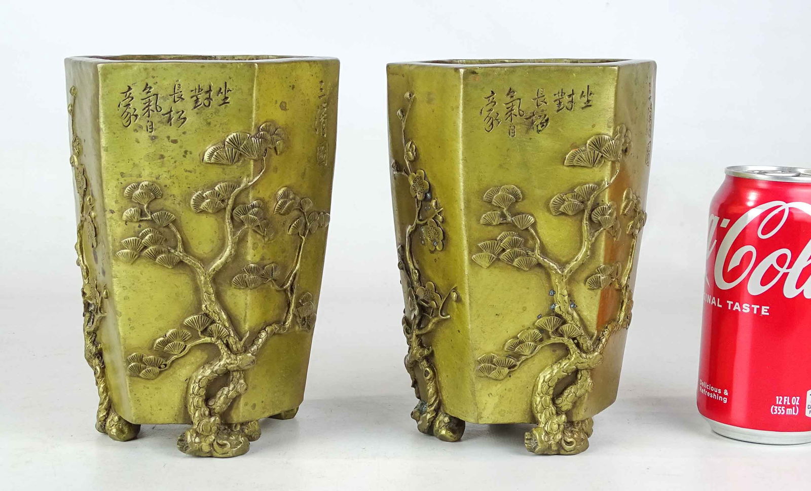 Japanese Bronze Planters (1 of 8)