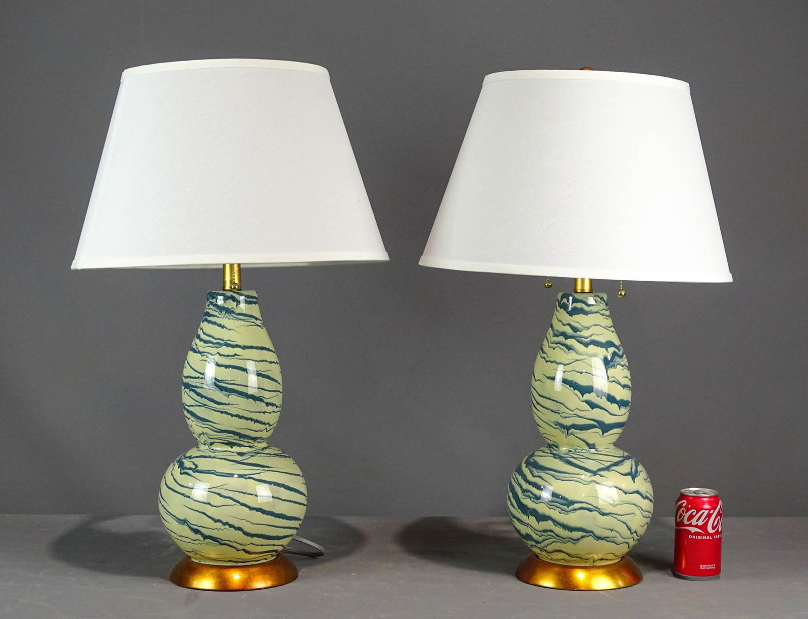 Pair Pottery Table Lamps (1 of 10)