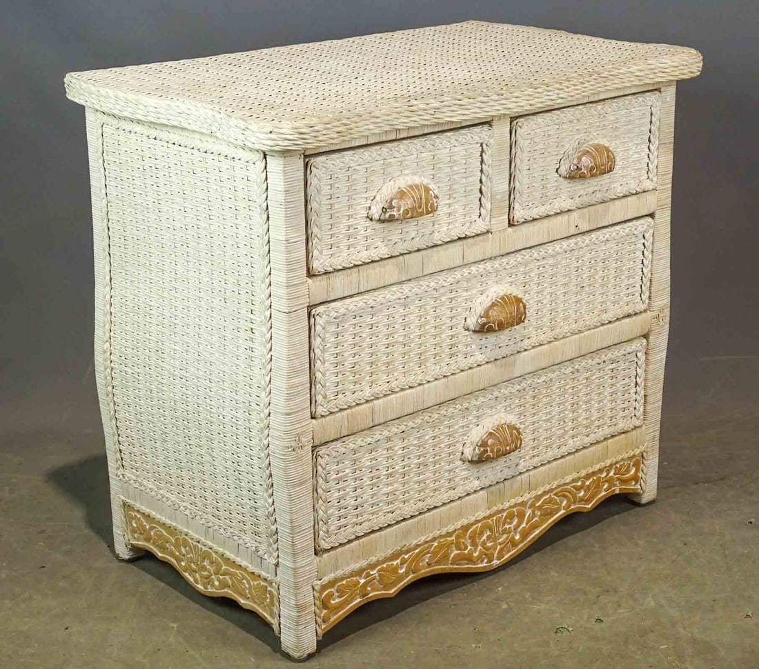 Wicker Chest of Drawers (1 of 8)