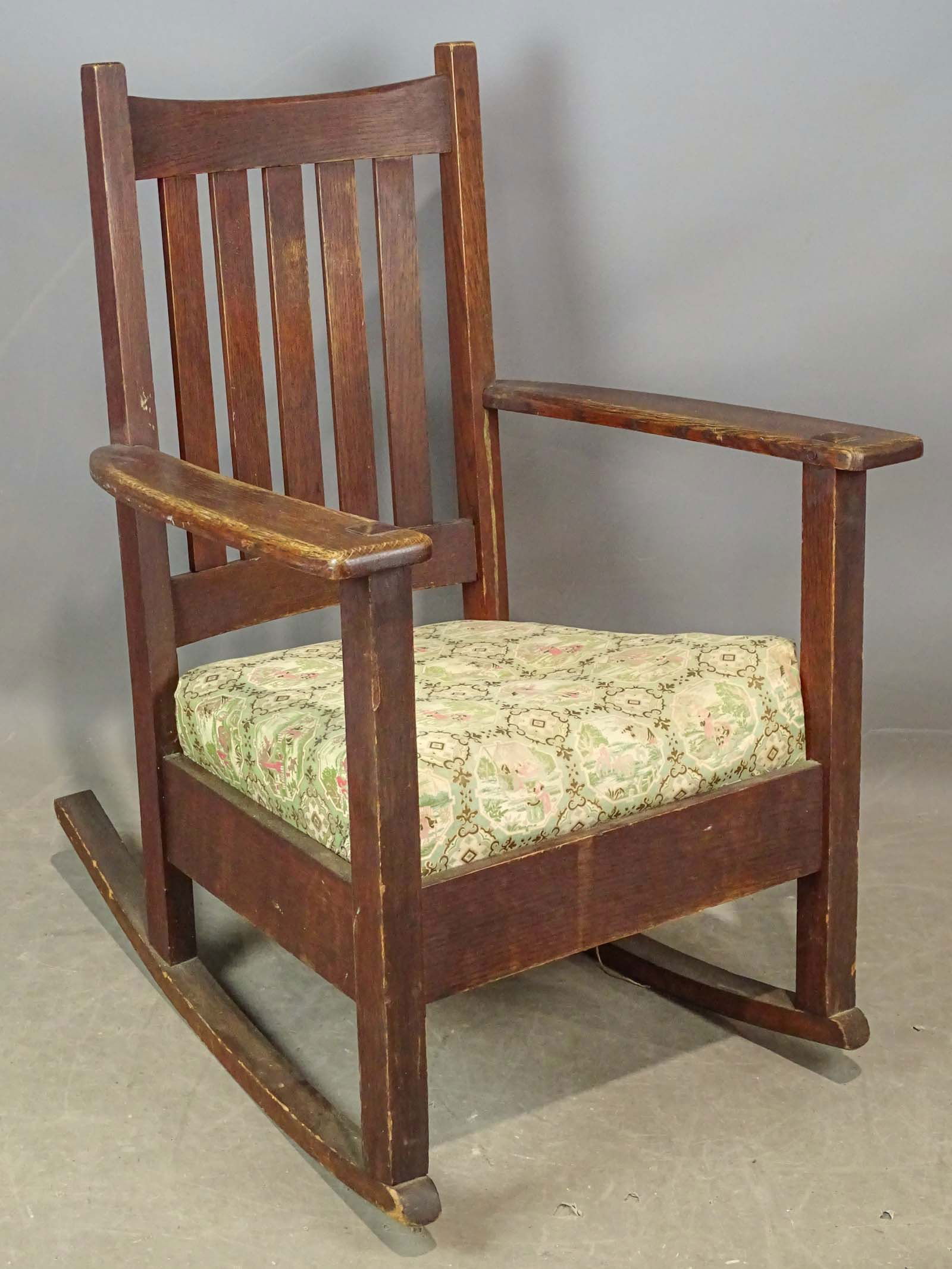 Limbert Mission Oak Rocking Chair (1 of 7)