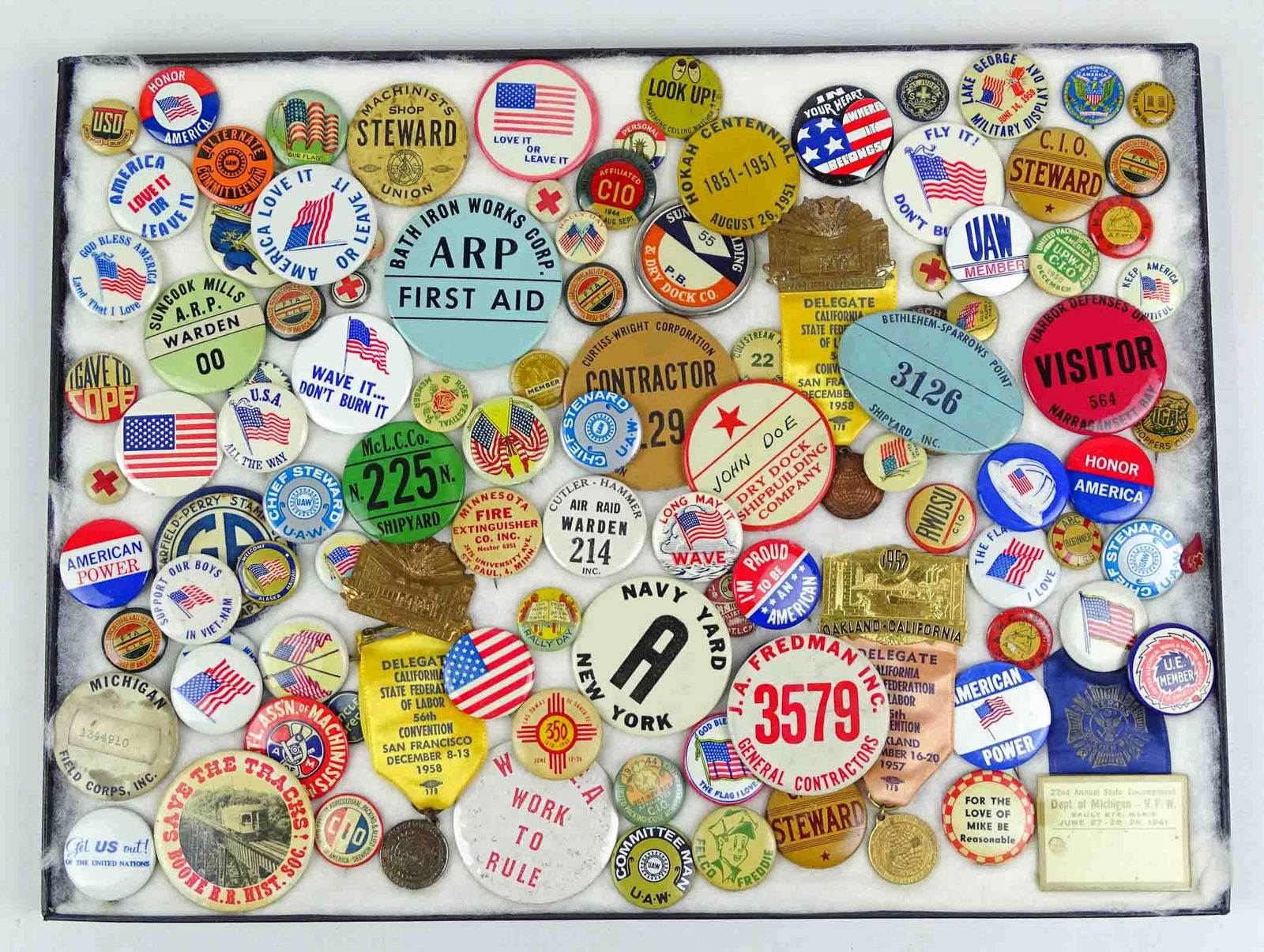 Union Pinbacks Lot (1 of 10)