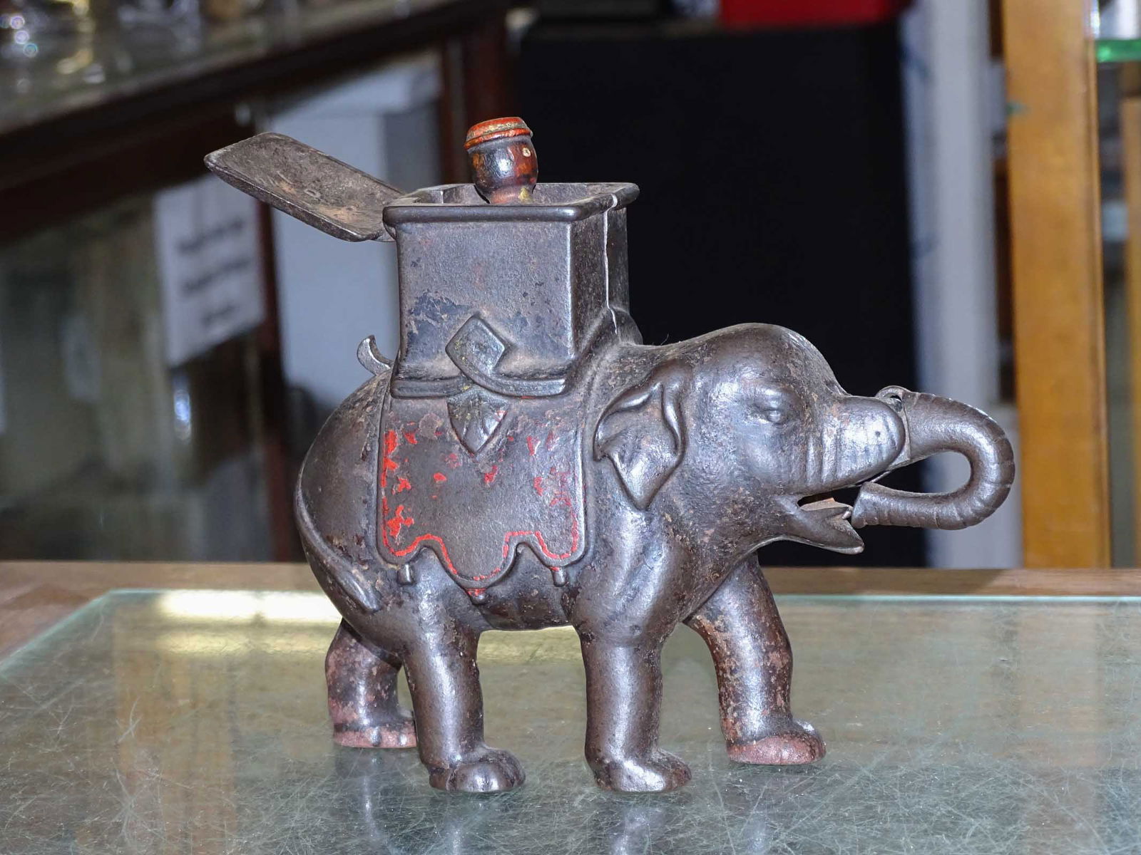 Elephant Howdah Mechanical Bank (1 of 4)