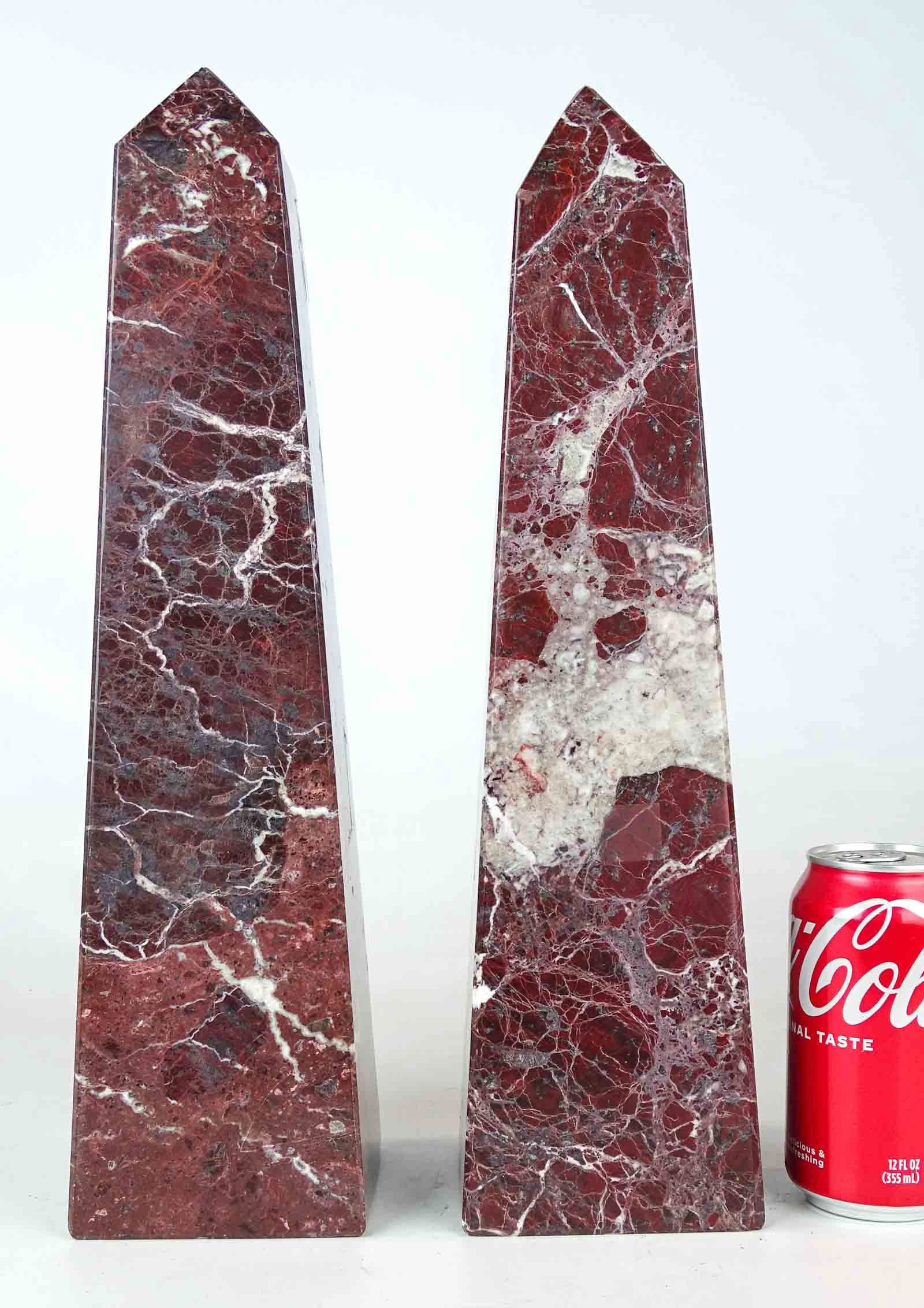 Pair of Italian Marble Obelisks (1 of 8)