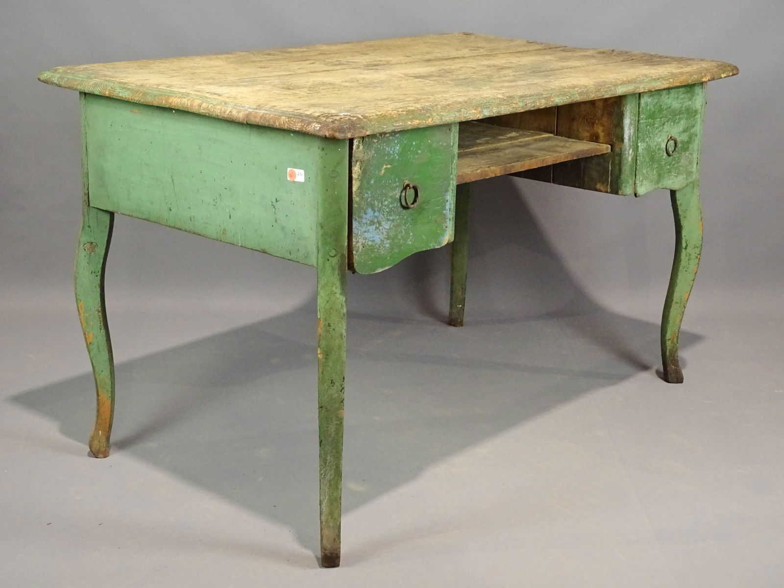 19th c. Primitive Painted Desk (1 of 6)