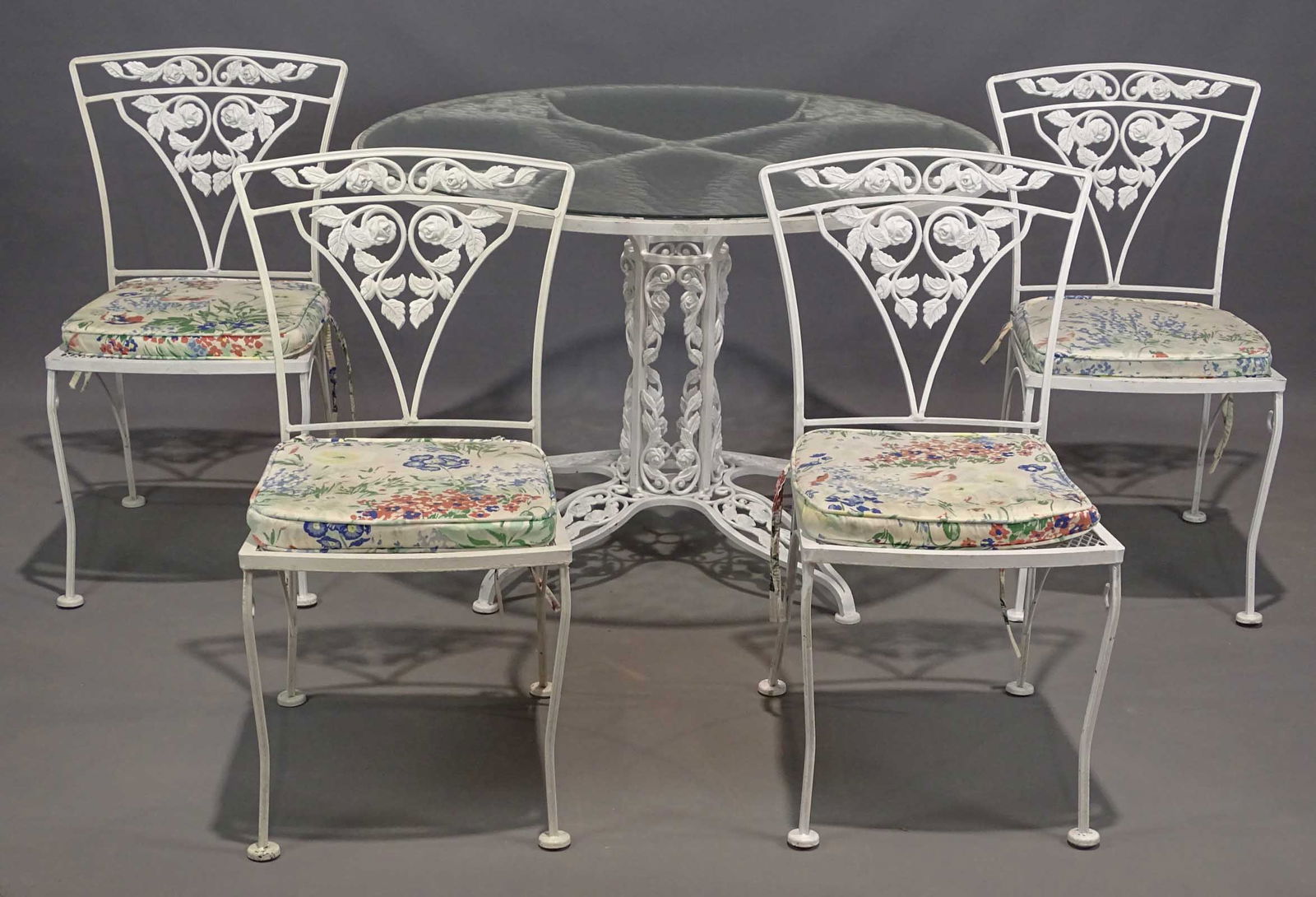 Wrought Iron Patio Set (1 of 8)