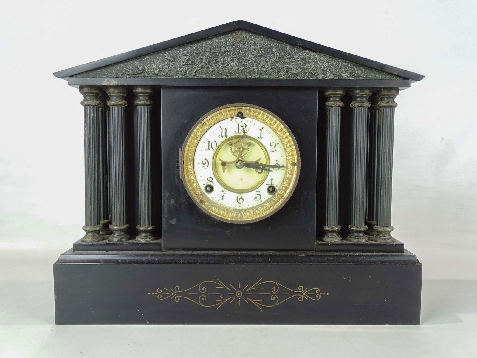Victorian Slate Mantel Clock (1 of 15)