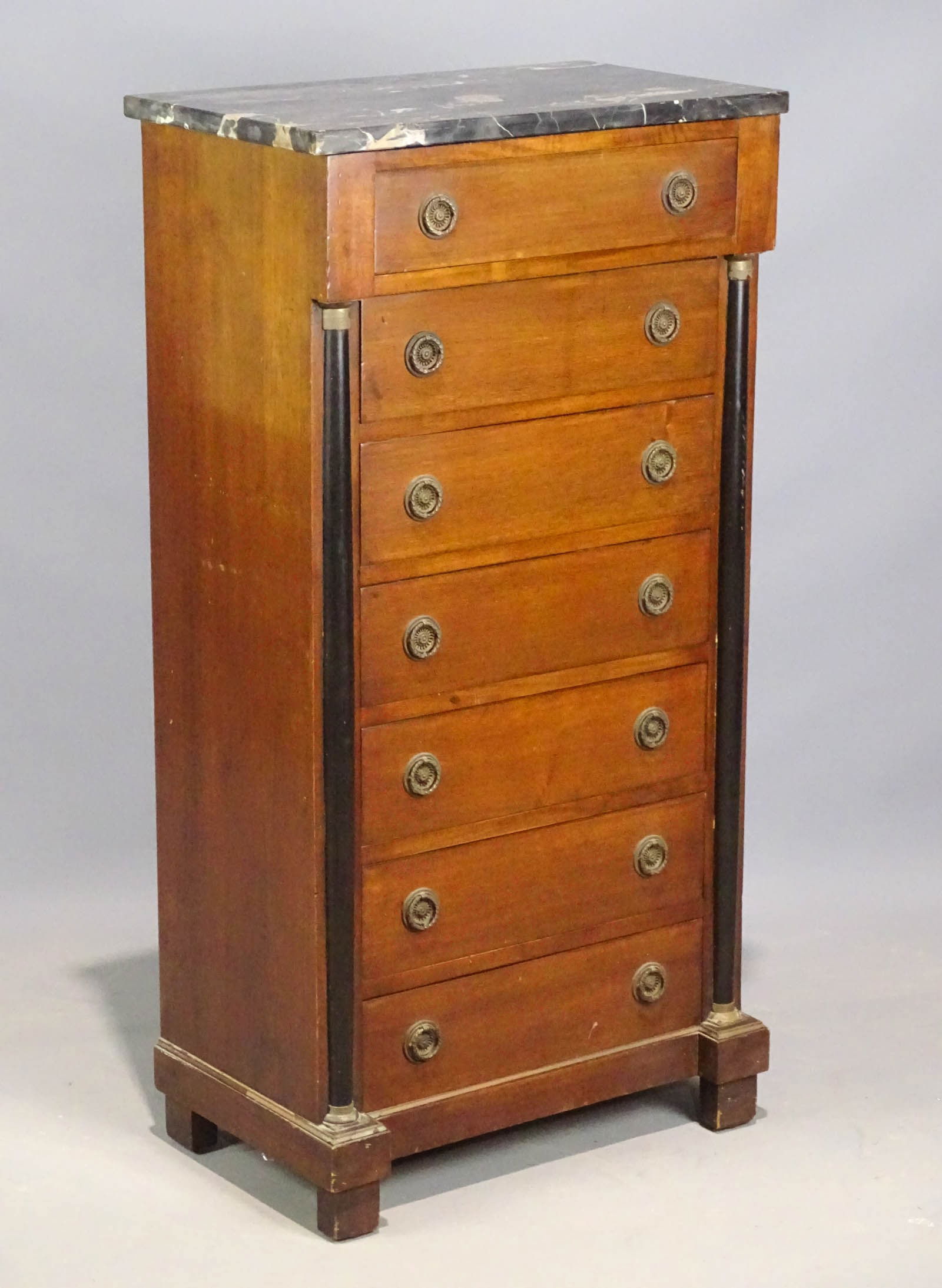 French Marble Top Chest (1 of 7)