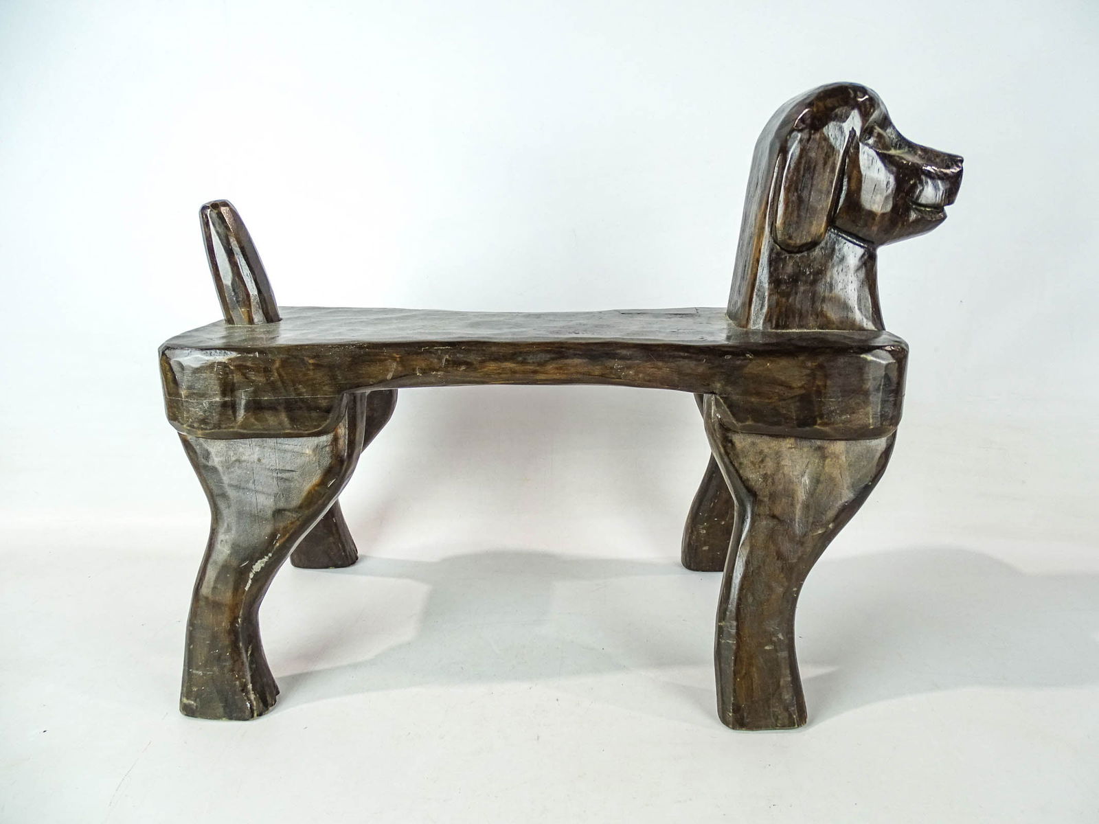 Folk Art Dog Stool (1 of 5)