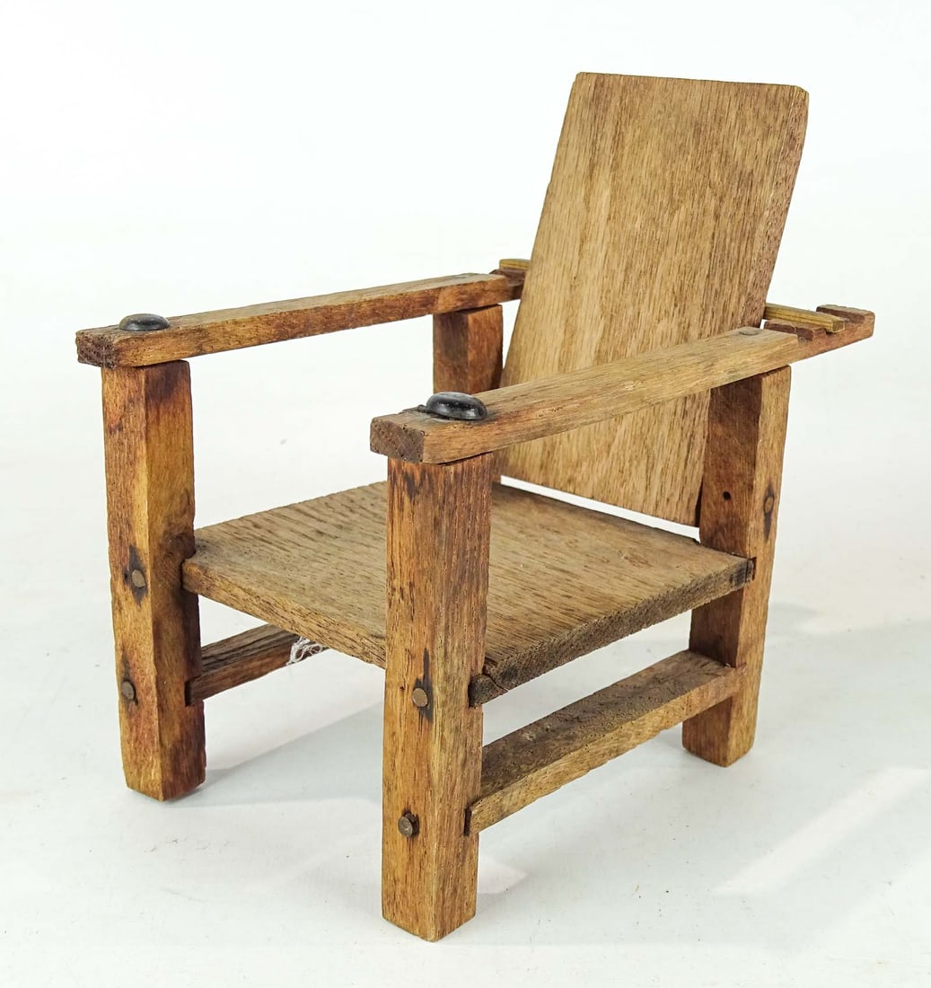 Miniature Mission Oak Reclining (1 of 5)