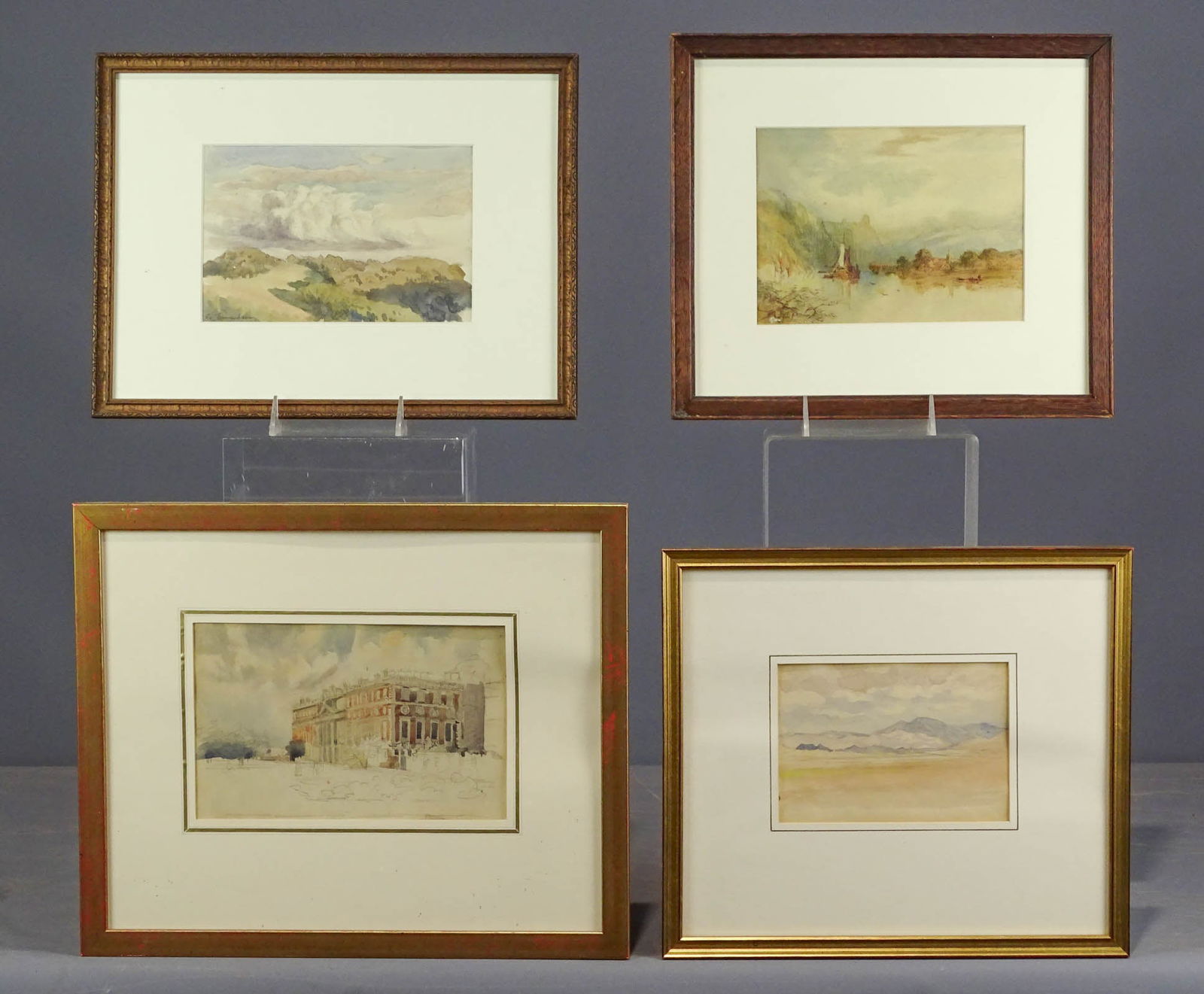 English School, (4) Watercolors (1 of 7)