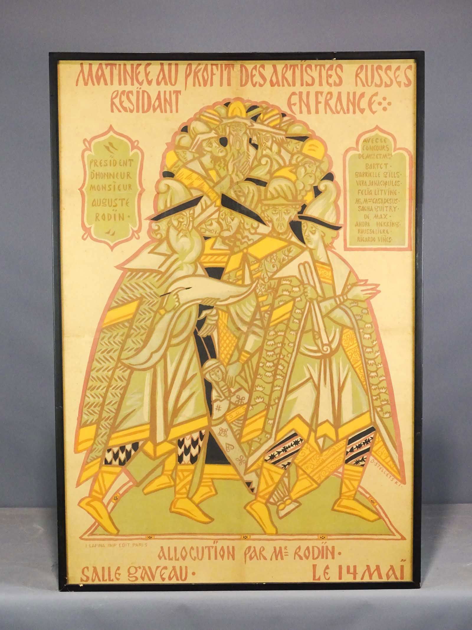 Poster: Matinee Au Profit Des Artistes Russes (1 of 6)