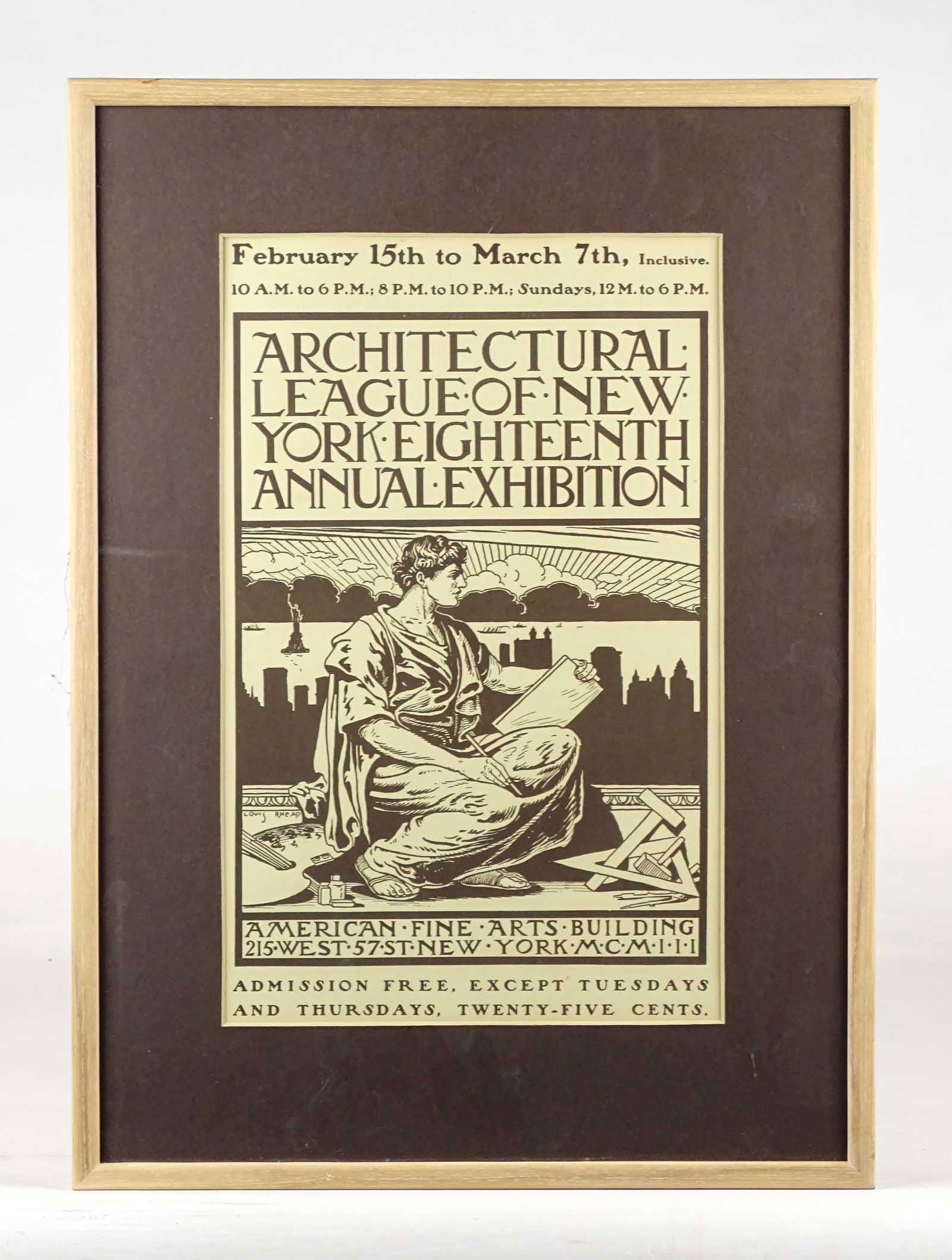 Architectural League Of New York Poster (1 of 4)