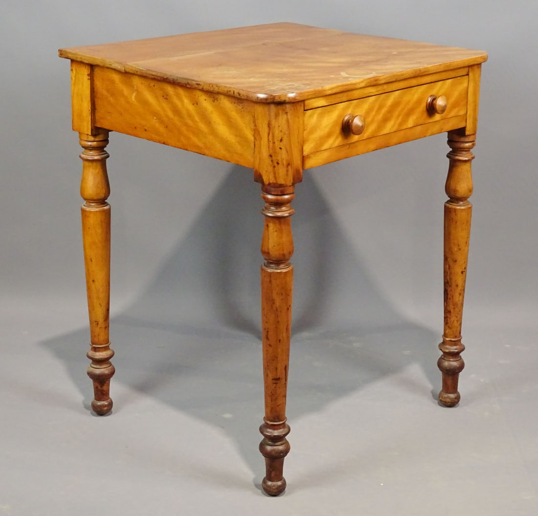 19th c. Single Drawer Stand (1 of 4)