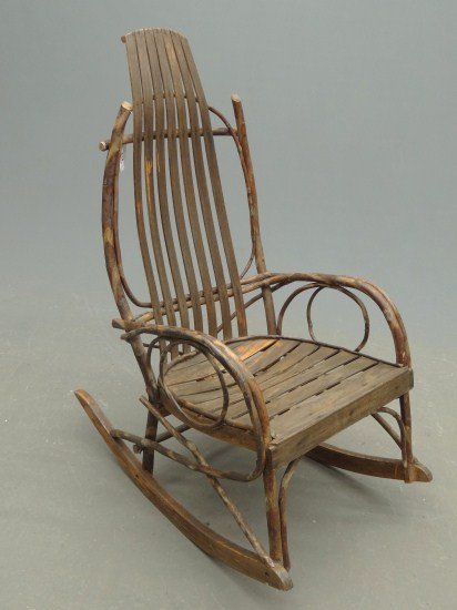 Adirondack Rocking Chair: Adirondack rocking chair. 42' Ht.