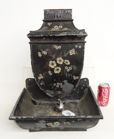 Tole Lavabo: Early tole lavabo.