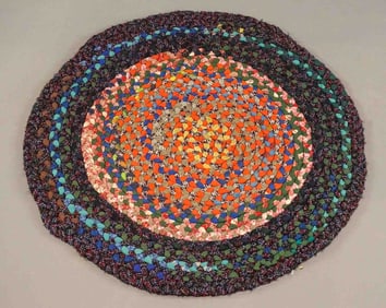 Round Braided Scatter Rug
