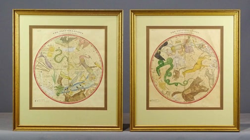 19th c. Zodiac Maps