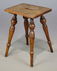 19th c. Continental Milking Stool