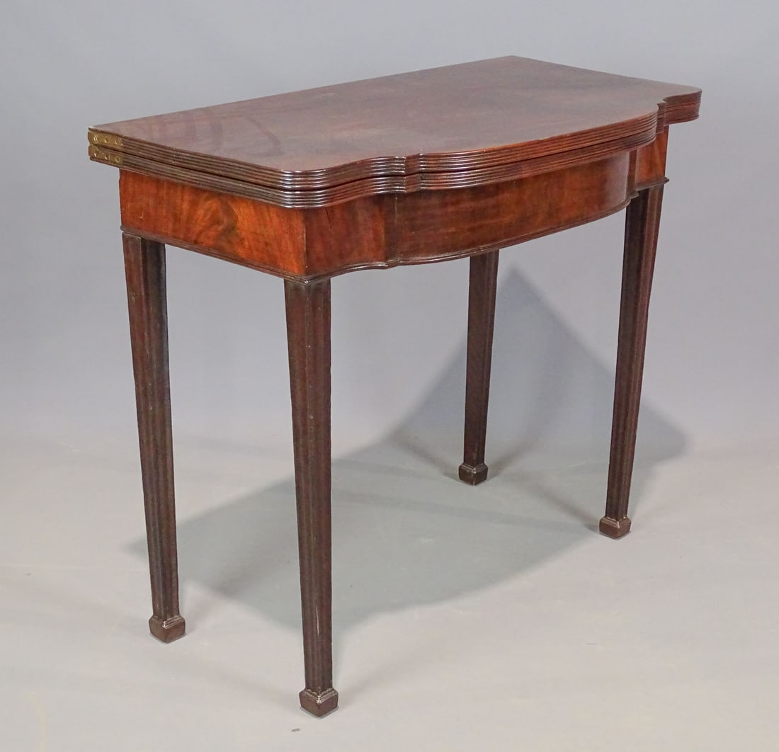 19th c. English Card Table (1 of 5)