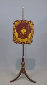 19th c. Pole Screen