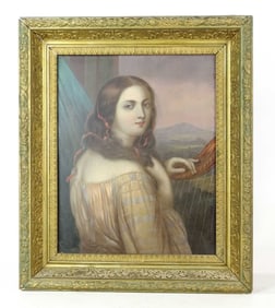 Painting: 19th c. Portrait of a Woman
