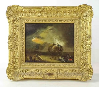 Painting: 19th c. Farming Subject