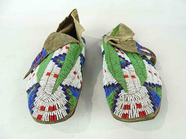 Pair of American Indian Moccasins